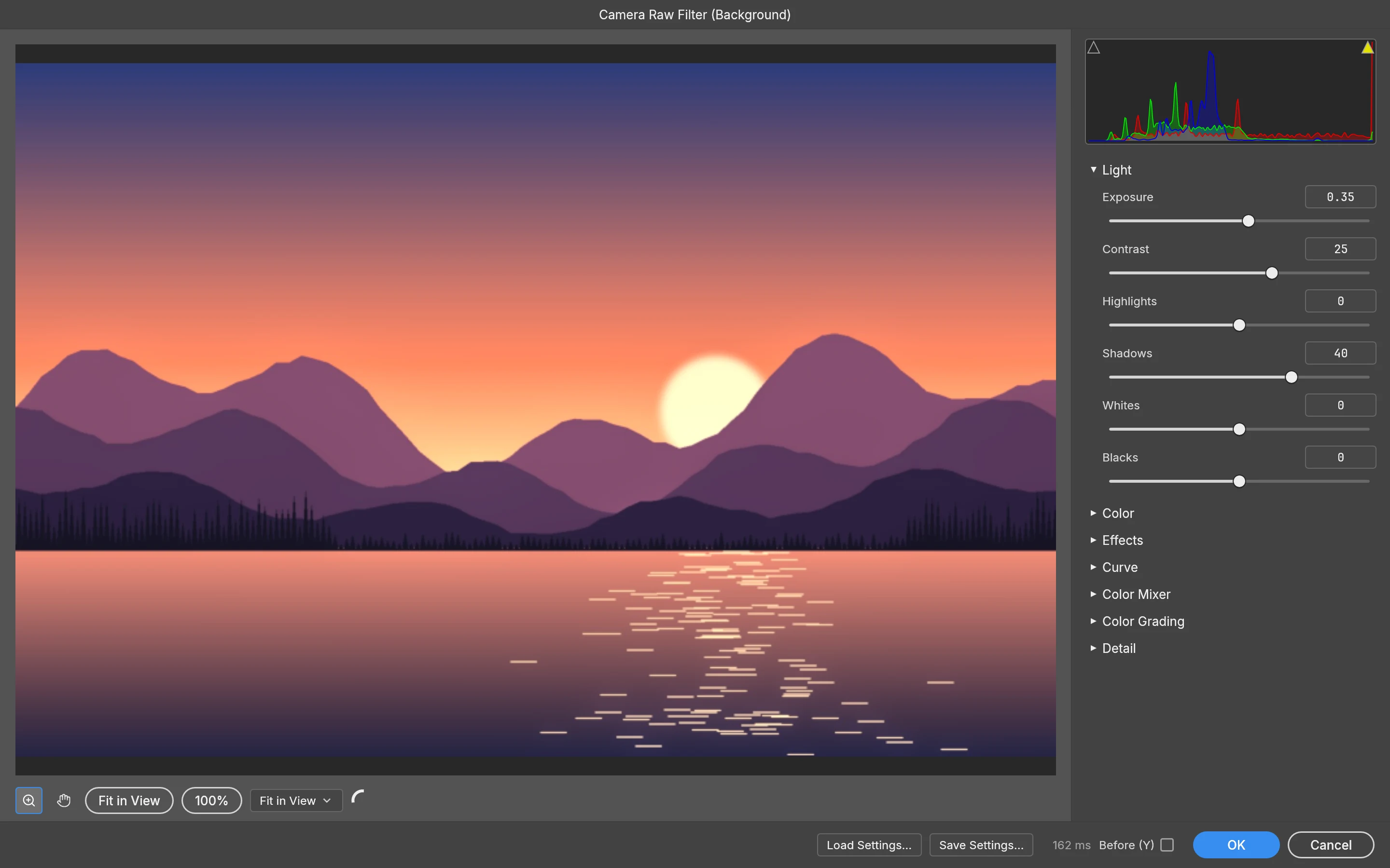 Camera Raw Filter